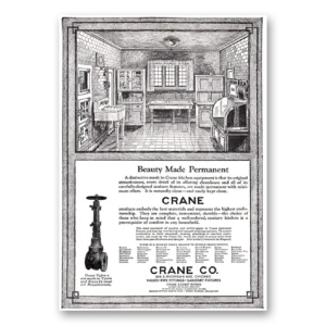 1920 Crane Print Ad | Made Permanent
