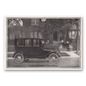 1920 Dodge Sedan Print Ad | Sedan Parkway