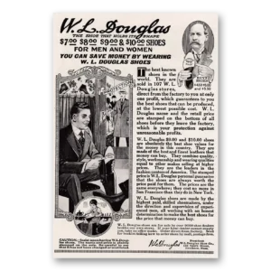 1920 Douglas Shoes Print Ad | Shoes Protection