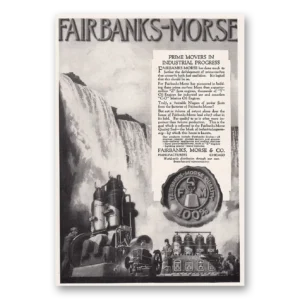 1920 Fairbanks Morse Print Ad | Prime Movers