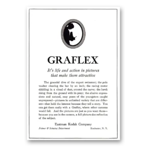 1920 Graflex Print Ad | Life Action