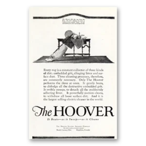 1920 Hoover Vacuum Print Ad | Constant Collector