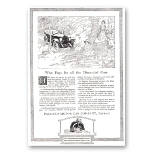 1920 Packard Print Ad | Discarded Cars