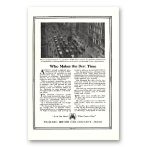 1920 Packard Print Ad | Best Time