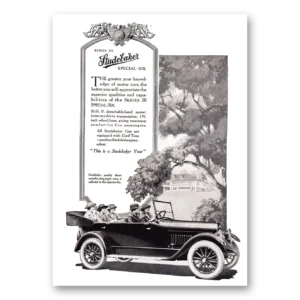 1920 Studebaker Special Six Print Ad | Greater Knowledge