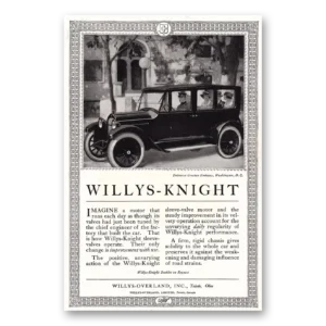 1920 Willys Knight Print Ad | Grecian Embassy