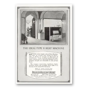 1921 American Radiator Print Ad | Refined Heat