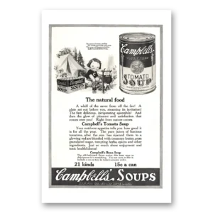 1921 Campbells Tomato Soup Print Ad | Summer Breezes