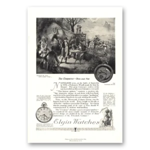 1921 Elgin Watch Print Ad | Corsican Then Now