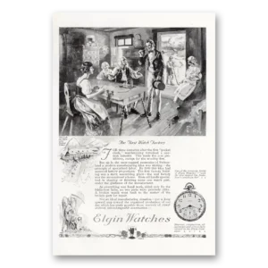 1921 Elgin Watch Print Ad | First Watch Factory