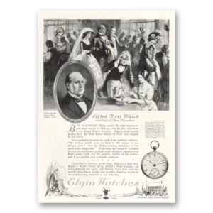 1921 Elgin Watch Print Ad | First Watch