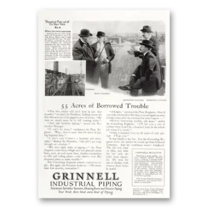 1921 Grinnell Company Print Ad | Borrowed Trouble