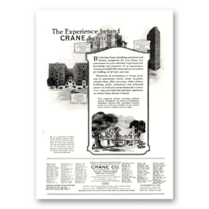1922 Crane Print Ad | Buckingham