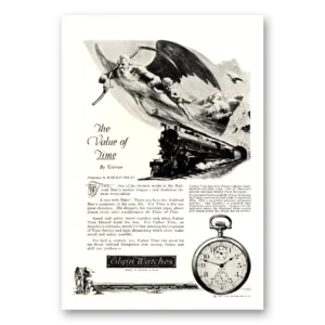 1922 Elgin Watch Print Ad | Mother Tongue