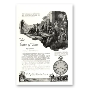 1922 Elgin Watch Print Ad | Caesars