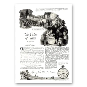 1922 Elgin Watch Print Ad | Confucius