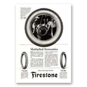 1922 Firestone Tires Print Ad | Multiplied Economics