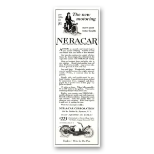 1922 Ner A Car Print Ad | New Motoring