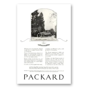 1922 Packard Single Six Coupe Print Ad | Ask Man