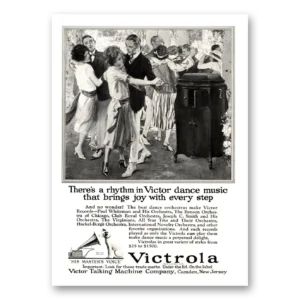 1922 Victrola Print Ad | Rhythm