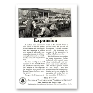 1923 American Telephone Print Ad | New Subscribers