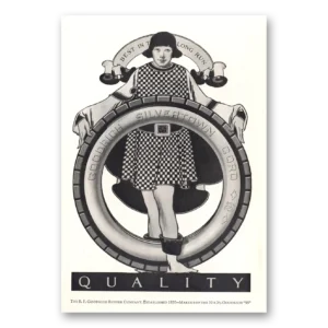 1923 Goodrich Silvertown Cord Tires Print Ad | Long Run