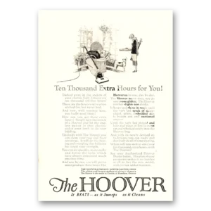 1923 Hoover Vacuum Print Ad | Ten Thousand