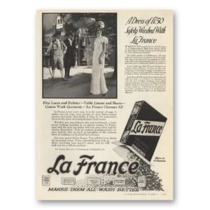 1923 General Foods Print Ad | Laundry Tablet