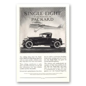 1923 Packard Single Eight Print Ad | Striking Thing