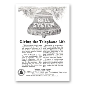 1924 American Telephone Print Ad | Telephone Life