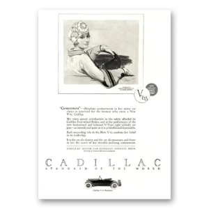 1924 Cadillac V63 Print Ad | Contentment