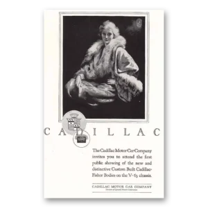 1924 Cadillac V63 Print Ad | V63 Chassis
