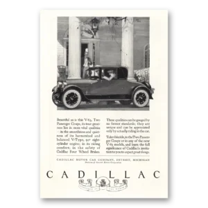 1924 Cadillac V63 Print Ad | Beautiful V63