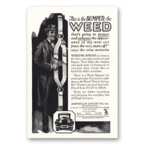 1924 American Chain Company Print Ad | Bumper