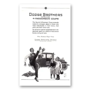 1924 Dodge Coupe Print Ad | Passenger Coupe