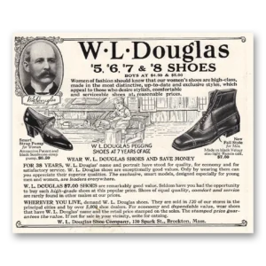 1924 Douglas Shoes Print Ad | Women Fashion