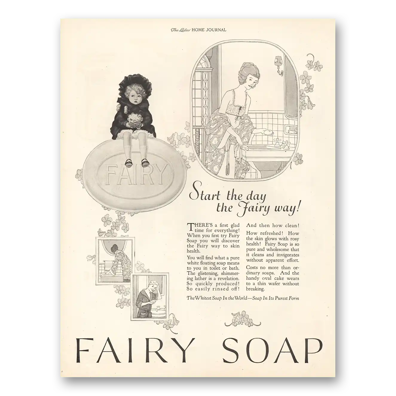 1924 Fairy Soap Print Ad | Fairy Way