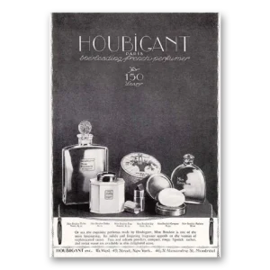 1924 Houbigant Perfumes Print Ad | Paris Perfume