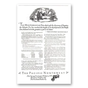 1924 Pacific Northwest Print Ad | Era Died