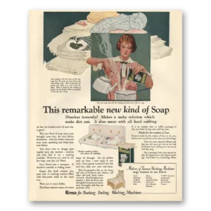 1924 Rinso Print Ad | New Kind Soap
