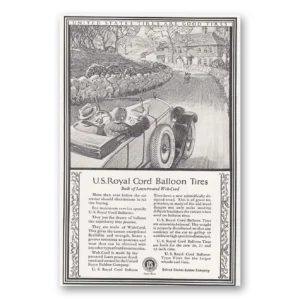 1924 US Royal Tires Print Ad | Web Cord