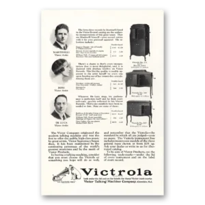 1924 Victrola Print Ad | Martinelli