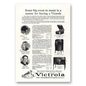 1924 Victrola Print Ad | Alda