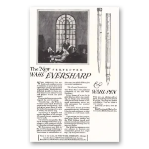 1924 Wahl Eversharp Print Ad | New Perfected