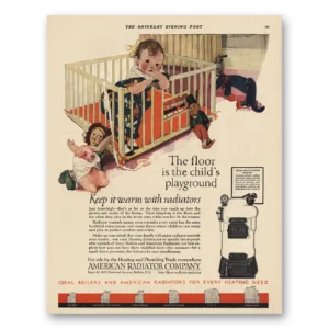 1925 American Radiator Print Ad | Childs Playground