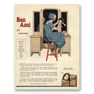 1925 Bon Ami Cleaning Powder Print Ad | Bon Ami Mirrors