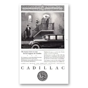 1925 Cadillac Print Ad | Human Desire