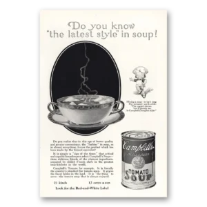 1925 Campbells Tomato Soup Print Ad | Latest Style