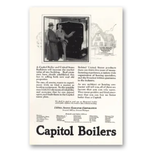 1925 Capitol Boilers Print Ad | Market Value