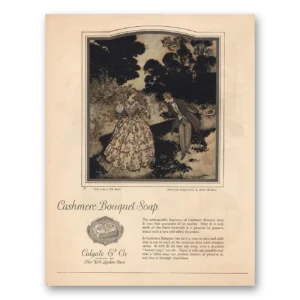 1925 Cashmere Bouquet Soap Print Ad | Scent Rose